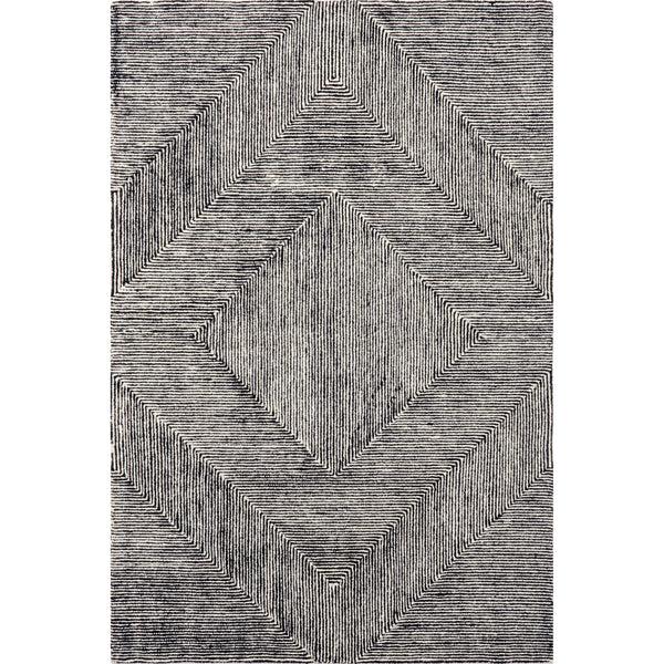 nuloom Heidi Modern Hand Tufted Wool Area Rug Charcoal