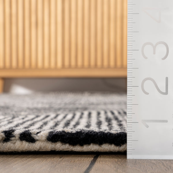 Nuloom Heidi Modern Hand Tufted Wool Area Rug Charcoal