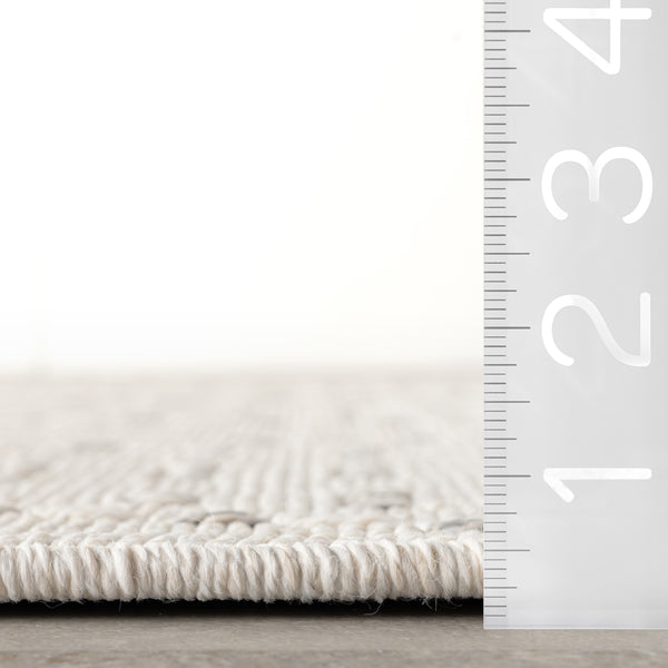 Nuloom Hestia Trellis Indoor/Outdoor Area Rug Cream