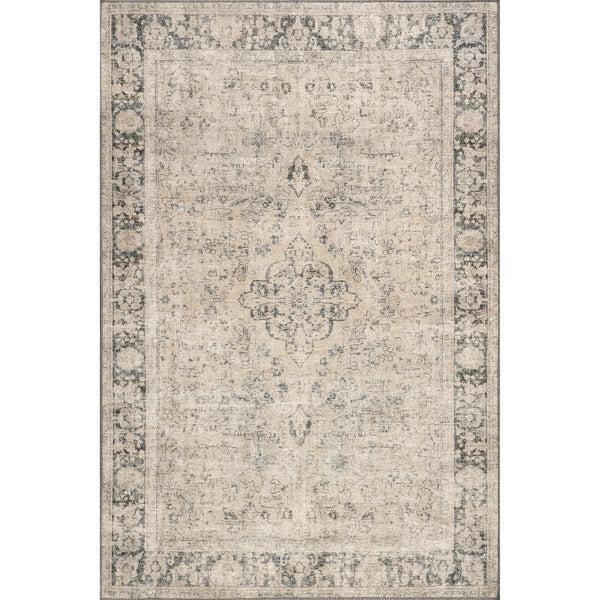 nuloom Hillstone Collection Brinly Traditional Vintage Medallion Area Rug Grey