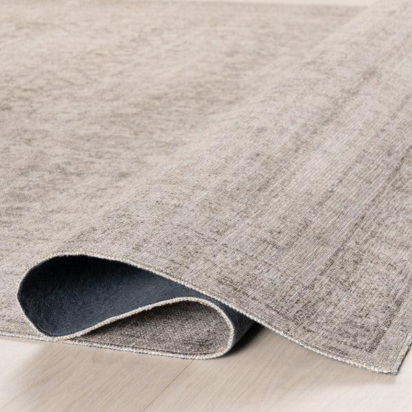 Nuloom Hillstone Collection Giorgina Traditional Vintage Medallion Area Rug Grey