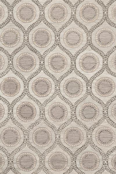 nuloom Home Conservatory Medallion Hand Tufted Wool Area Rug Grey