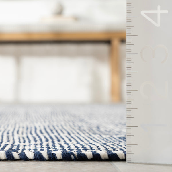 Nuloom Home Conservatory Squares Handwoven Indoor/Outdoor Area Rug Blue