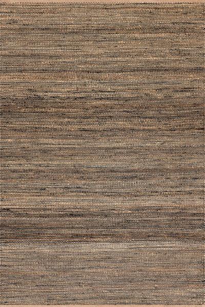 nuloom Home Conservatory Striped Handwoven Jute Area Rug Black