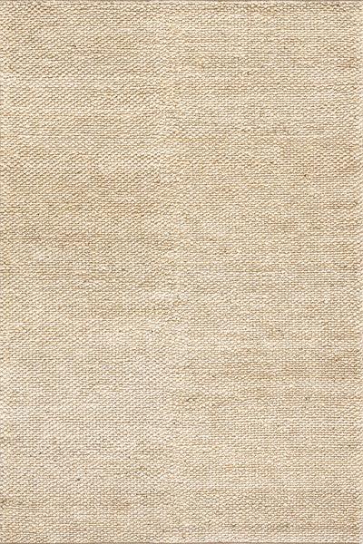 nuloom Home Conservatory Textured Handwoven Jute Area Rug Beige