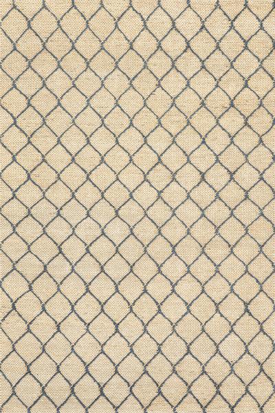 nuloom Home Conservatory Tiles Handwoven Jute Area Rug Blue