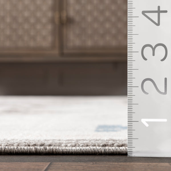 Nuloom Irini Faded Southwestern Machine Washable Area Rug Beige