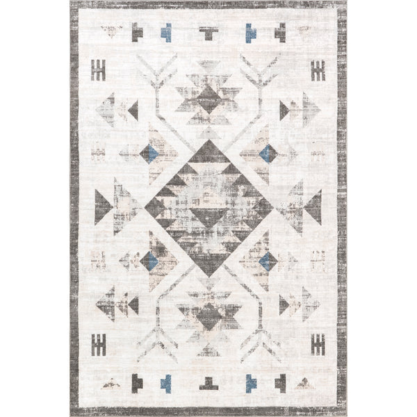 nuloom Irini Faded Southwestern Machine Washable Area Rug Beige