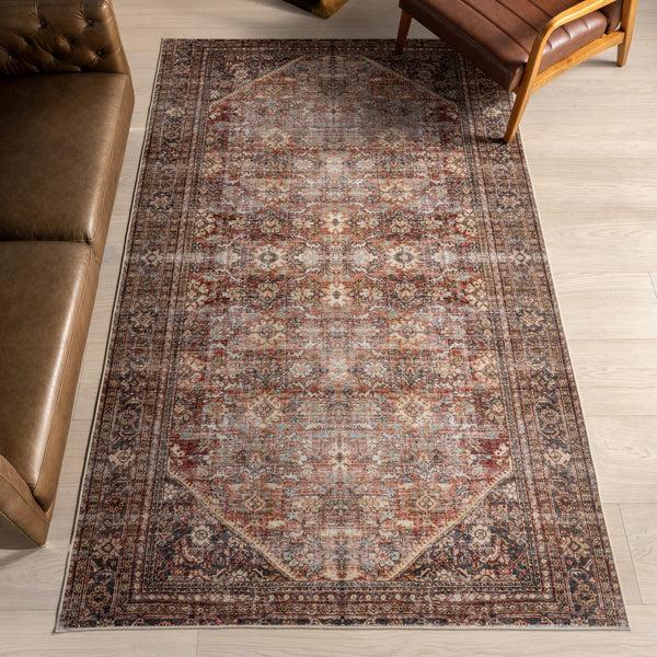 Nuloom Isadora Smart Plus With SplashGuard Area Rug Dark Green
