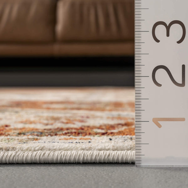 Nuloom Jaime Traditional Medallion Fringe Area Rug Beige