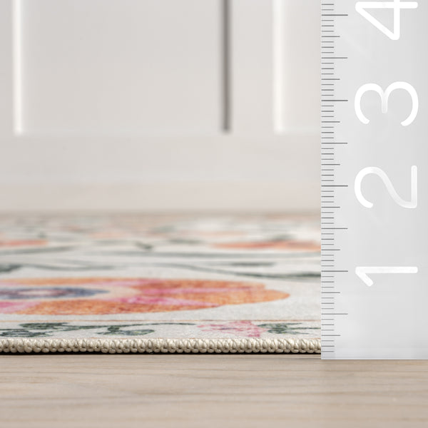 Nuloom Jaliyah Smart Plus With SplashGuard Area Rug Ivory
