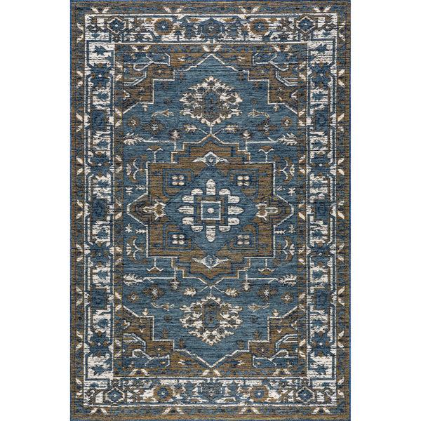 nuloom Jamie Indoor/Outdoor Reversible Area Rug Cream & Blue