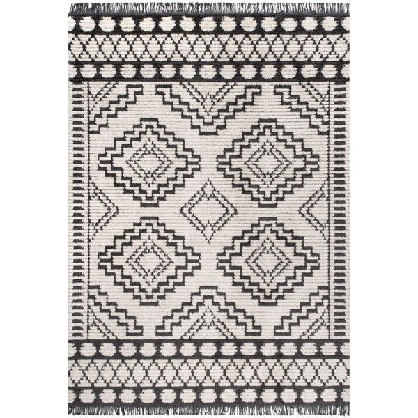nuloom Janie Moroccan Diamond Soft Shag Fringe Area Rug Beige