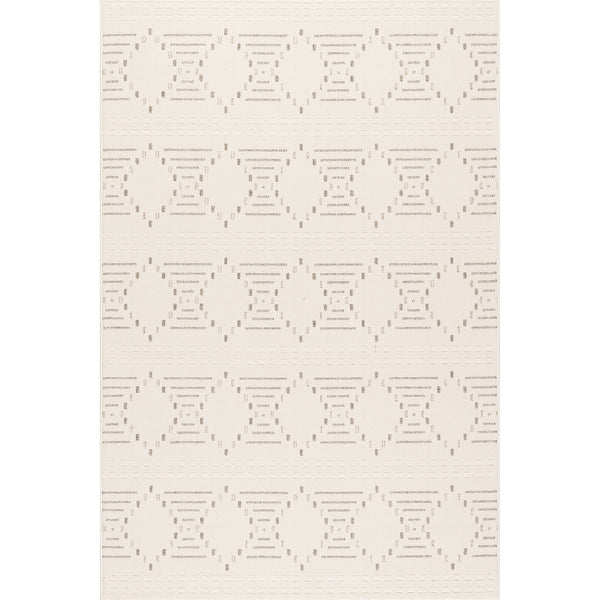 nuloom Jaxine Geometric Indoor/Outdoor Area Rug Cream