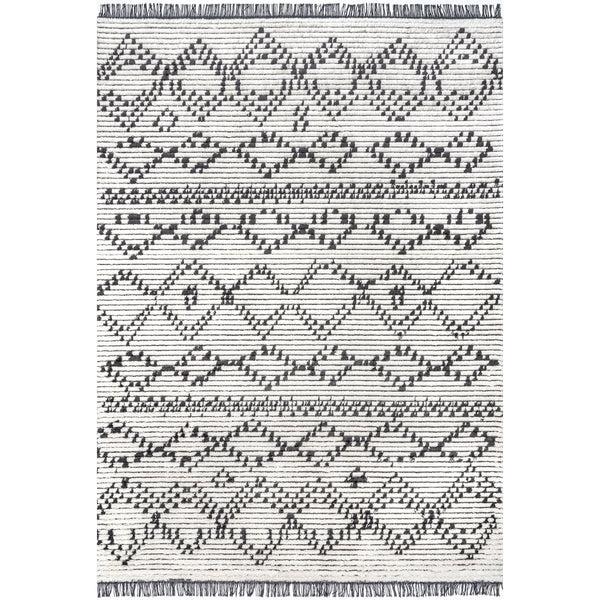 nuloom Jaycee Abstract Soft Shaggy Textured Fringe Area Rug Beige