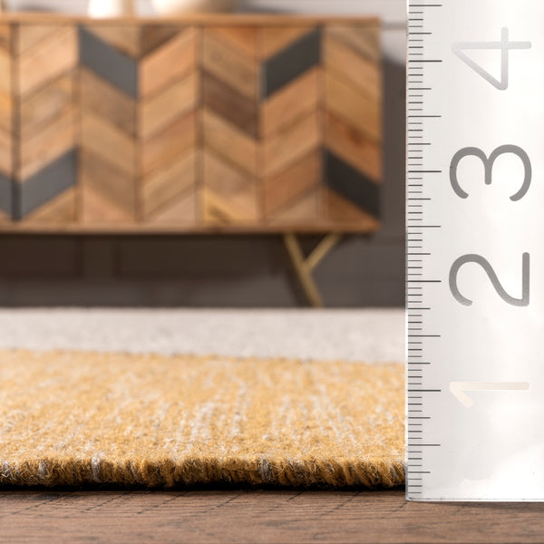 Nuloom Jillian Abstract Striped Wool Blend Area Rug Ivory