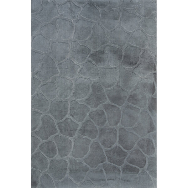 nuloom Jireh Plush Geometirc Machine Washable Ara Rug Grey Blue