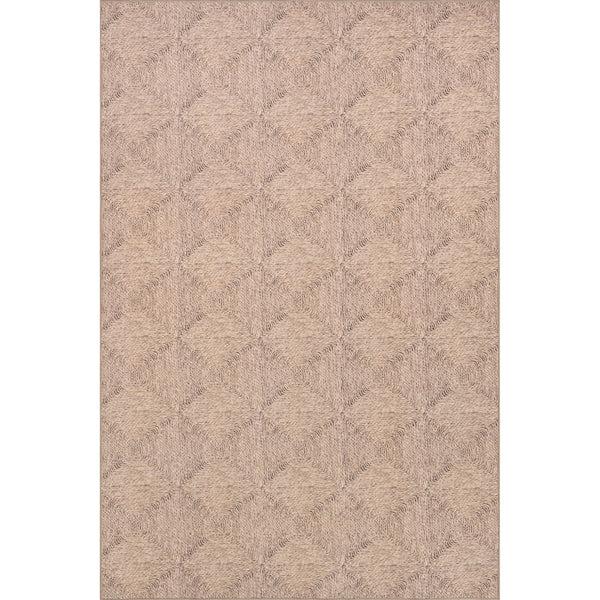 nuloom Joplin Casual Trellis Cotton Machine Washable Area Rug Natural