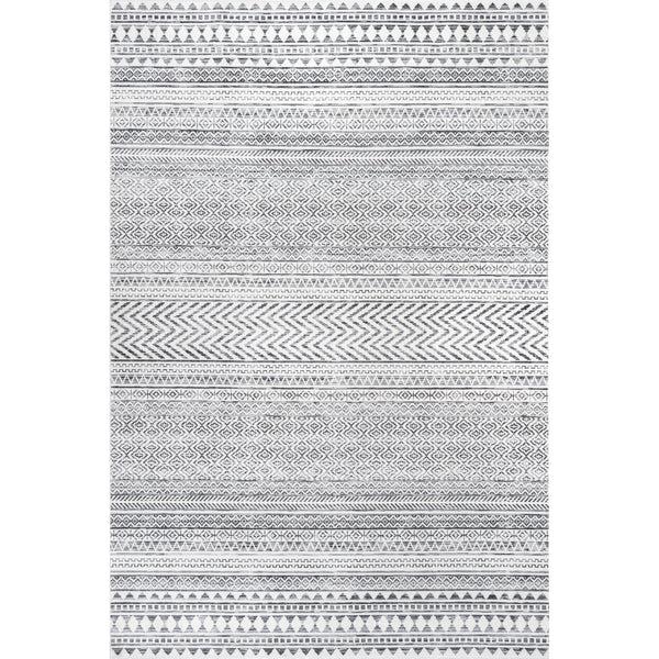 nuloom Juni Southwestern SplashGuard Machine Washable Area Rug Grey
