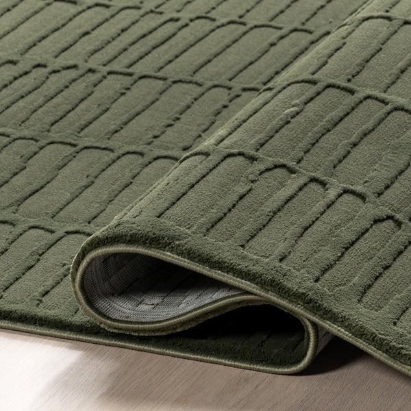 Nuloom Kailani Geometric Machine Washable Area Rug Green