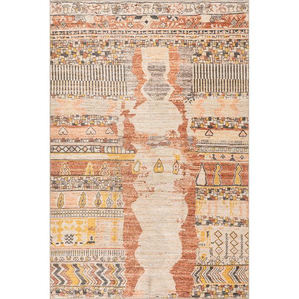 nuloom Kallie Abstract Spill Proof Machine Washable Area Rug Multicolor