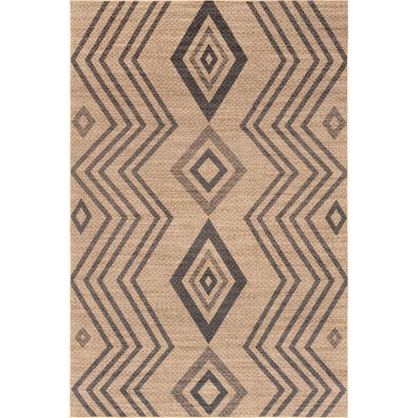 nuloom Kasie Geometric Stripes Easy-Jute Machine Washable Area Rug Natural