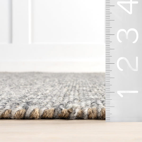 Nuloom Katniss Coastal Transitional Area Rug Charcoal