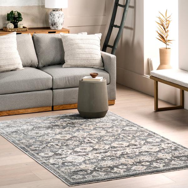 Nuloom Kaylani Transitional Medallion Area Rug Gray