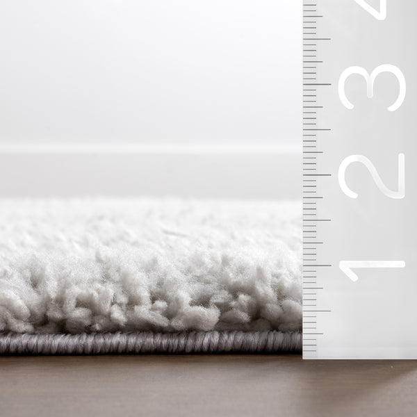 Nuloom Kerra Transitional Solid Area Rug Light Silver