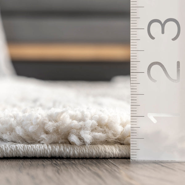 Nuloom Keyla High Low Textured Shaggy Area Rug Grey
