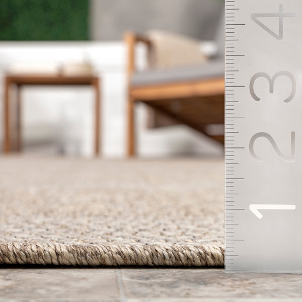 Nuloom Kiana Faded Striped Indoor/Outdoor Area Rug Gray
