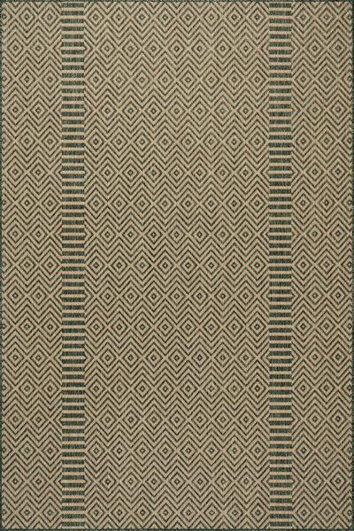 nuloom Kieran Striped Indoor/Outdoor Area Rug Green