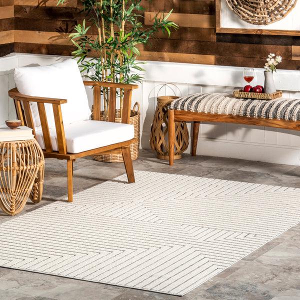 Nuloom Klara Transitional Indoor/Outdoor Area Rug Light Gray