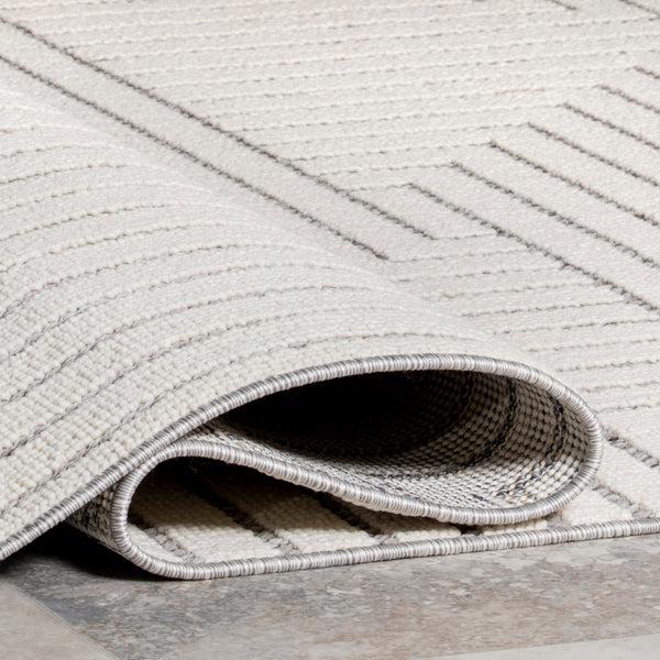 Nuloom Klara Transitional Indoor/Outdoor Area Rug Light Gray