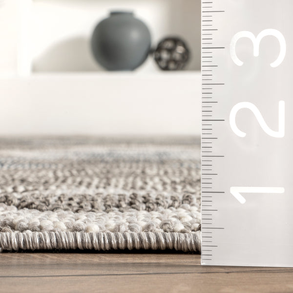 Nuloom Kris Transitional Diamond Indoor/Outdoor Area Rug Gray