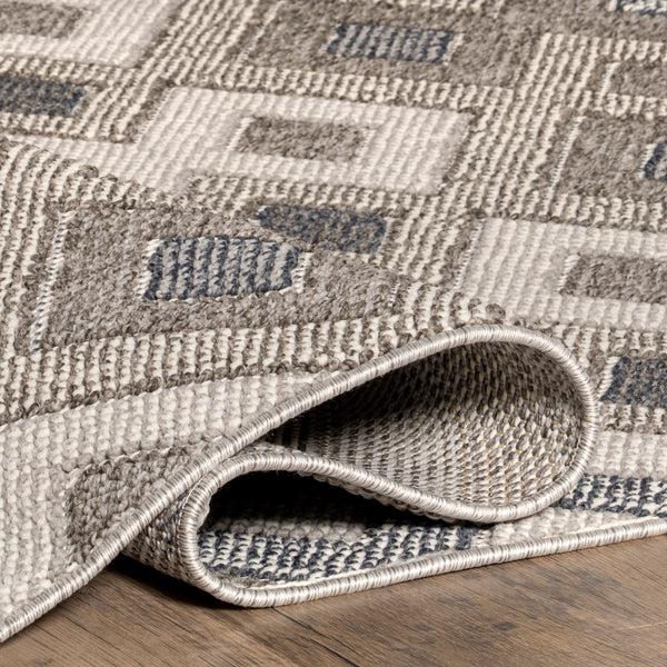 Nuloom Kris Transitional Diamond Indoor/Outdoor Area Rug Gray