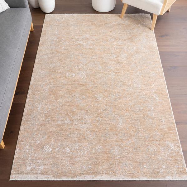 Nuloom Kristin Medallion Fringe Area Rug Light Brown