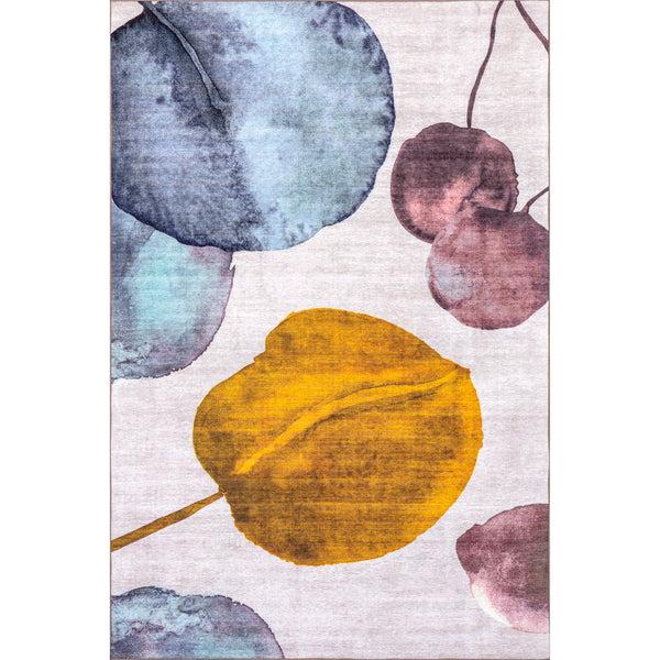 nuloom Kristy Leaves Machine Washable Indoor/Outdoor Area Rug Multicolor