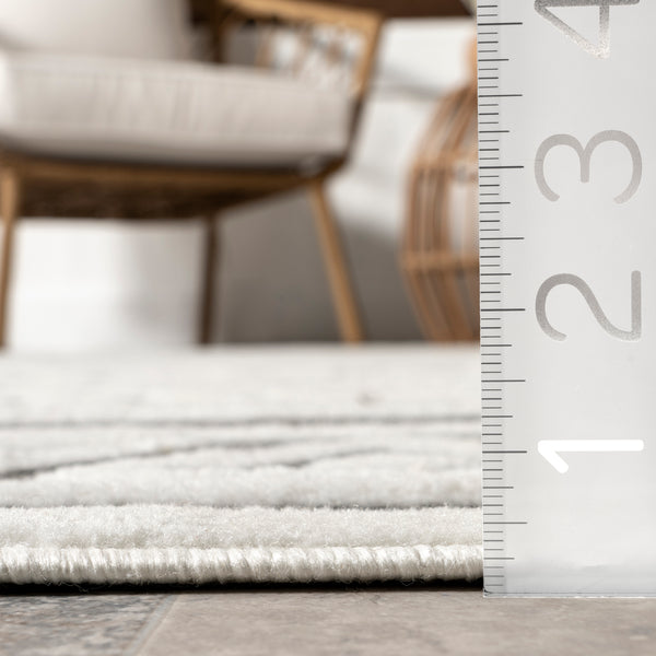 Nuloom Lanelle Tribal Banded Indoor/Outdoor Area Rug Beige