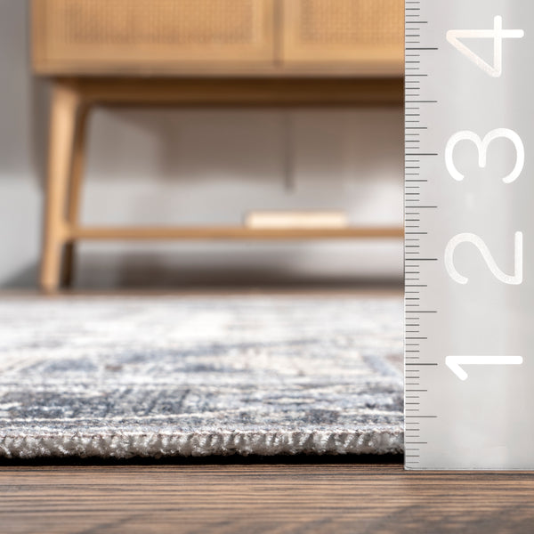 Nuloom Larkspur Persian Fringed Machine Washable Area Rug Brick