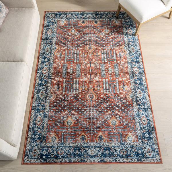 Nuloom Lavinia Smart Plus With SplashGuard Area Rug Red
