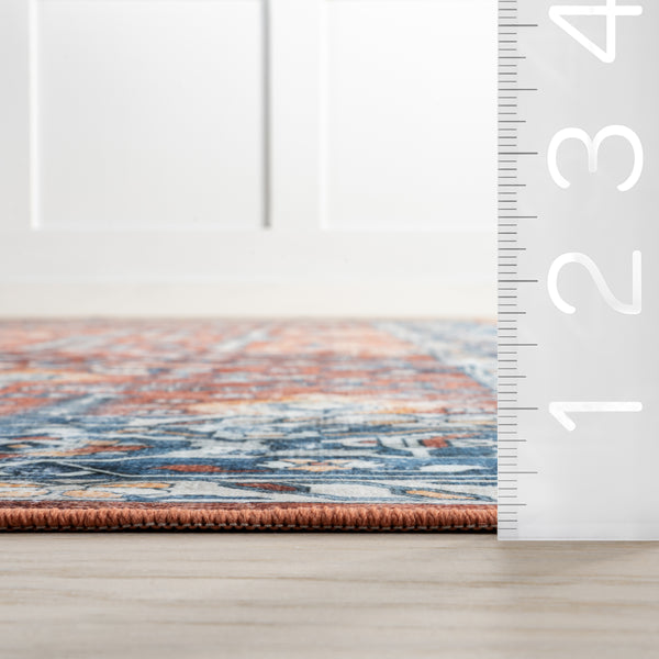 Nuloom Lavinia Smart Plus With SplashGuard Area Rug Red