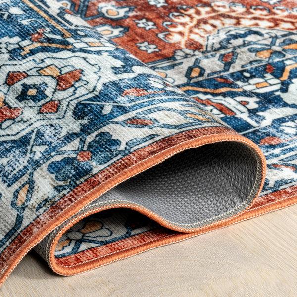 Nuloom Lavinia Smart Plus With SplashGuard Area Rug Red