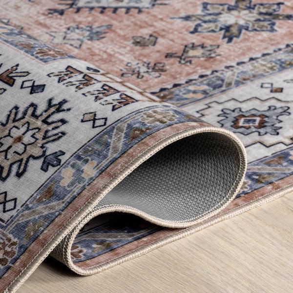 Nuloom Leilany Smart Plus With SplashGuard Area Rug Peach