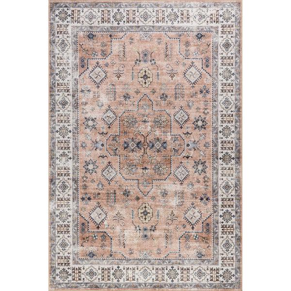 nuloom Leilany Smart Plus with SplashGuard Area Rug Peach