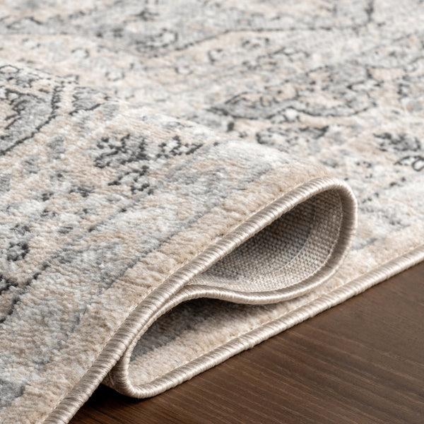 Nuloom Lilyanna Traditional Medallion Area Rug Grey