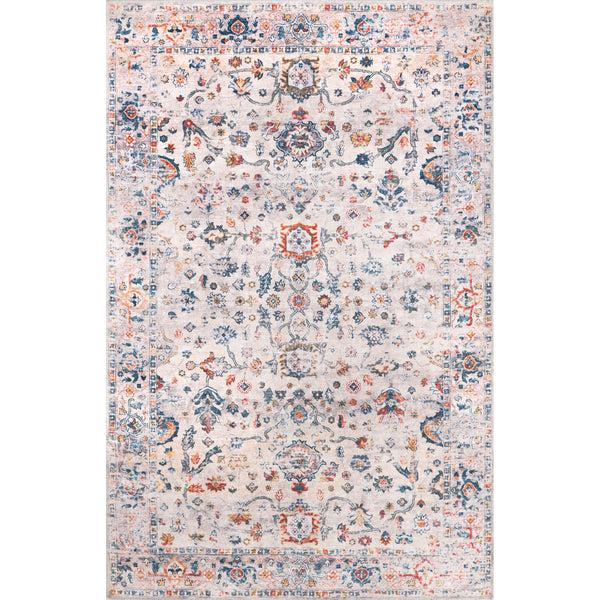 nuloom Liza Traditional Faded Cotton Area Rug Beige