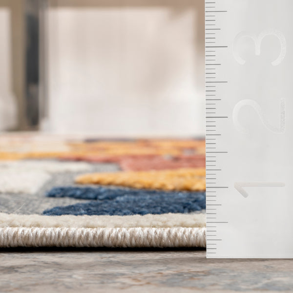 Nuloom Logan Reverse Arrows Indoor/Outdoor Area Rug Gray