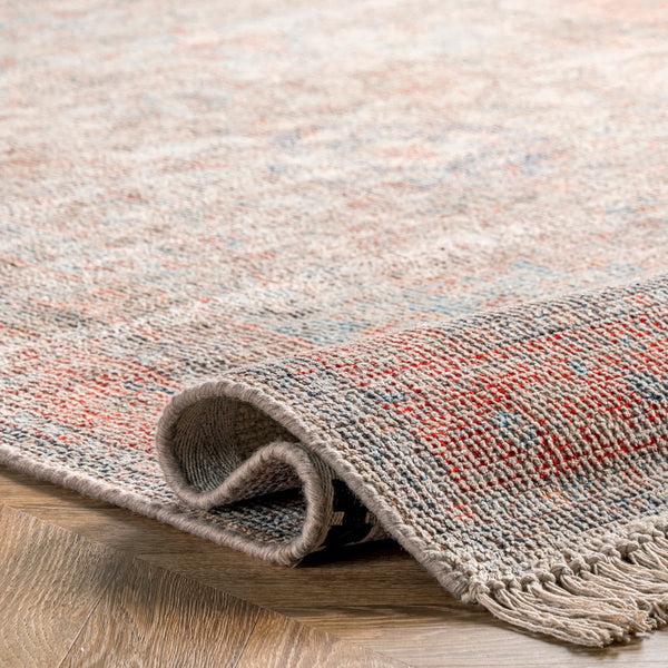 Nuloom Lottie Floral Medallion Tassel Area Rug Multi