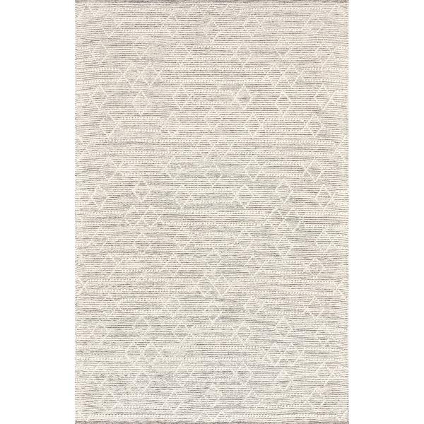 nuloom Lucile Moroccan Diamond Wool Area Rug Dark Gray